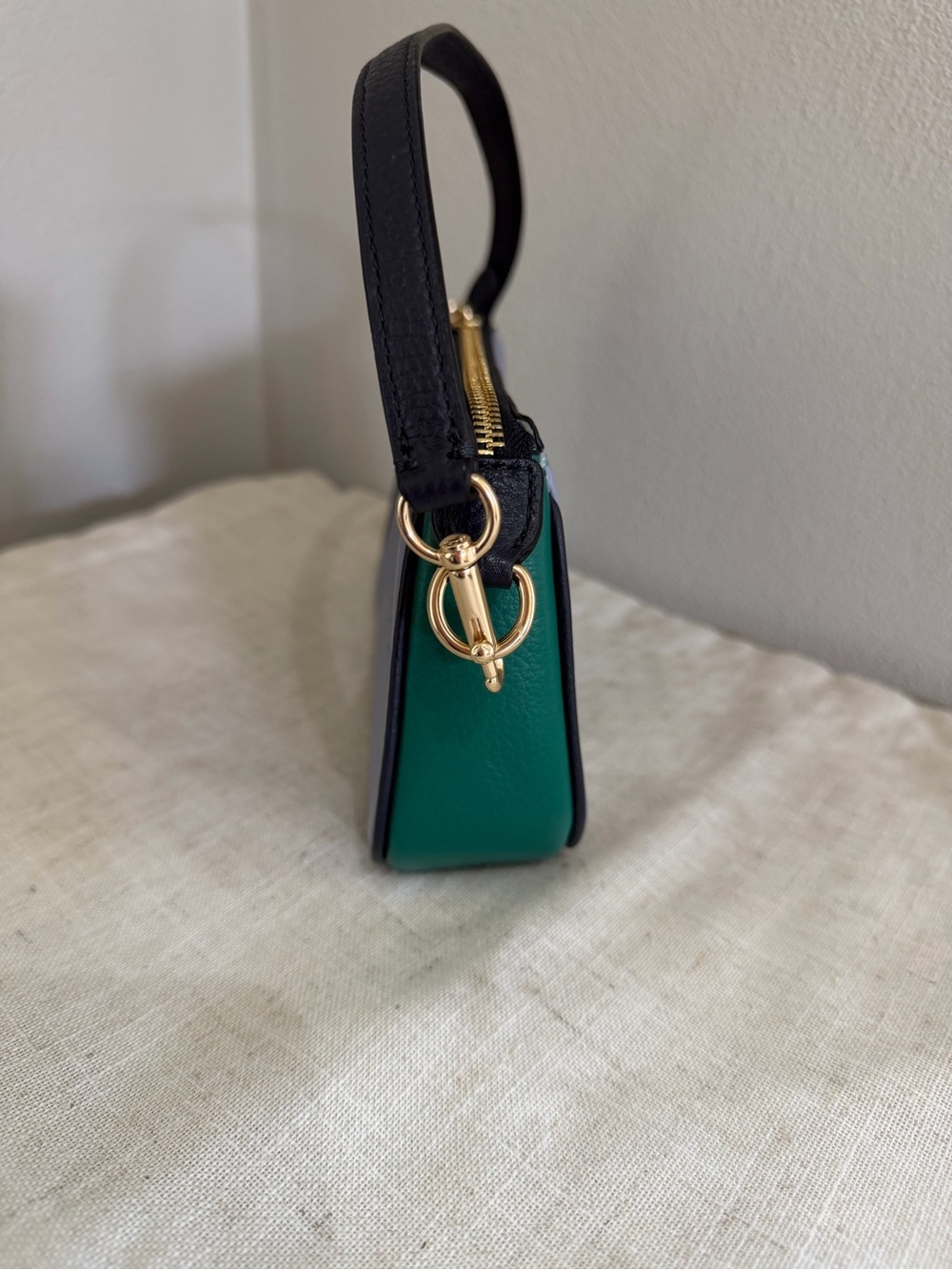 Coach Nolita 19 Horse and Carriage Colorblock Mini Bag Wristlet in Twilight - Picture 5 of 11